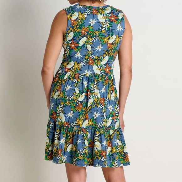 Toad & Co Marley Tiered Sleeveless Dress - Picture 2 of 6